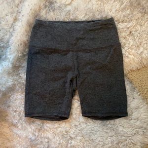 Grey biker shorts